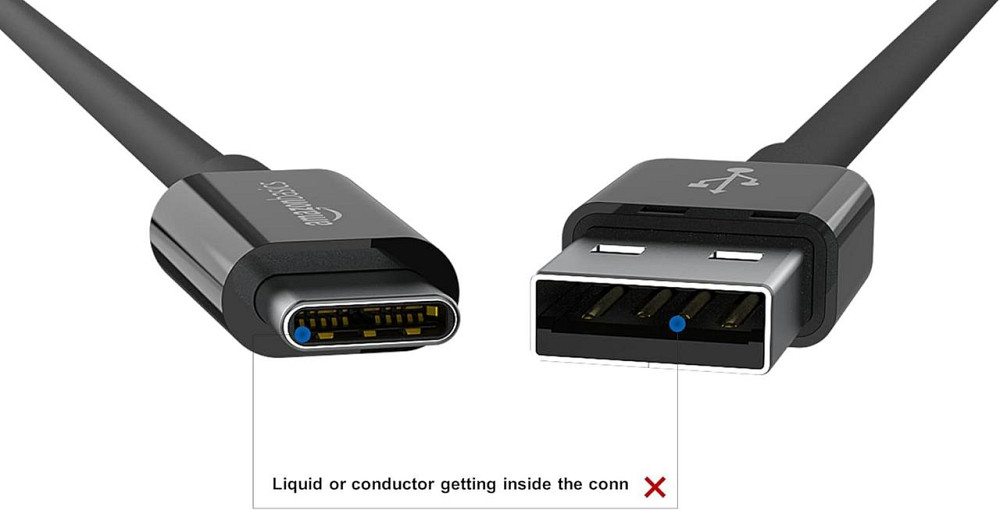 Кабель AmazonBasics USB Type-C to USB-A 2.0 0,9 м чёрный для зарядки и передачи данных Киев - изображение 8