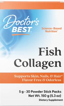 Рибний колаген Doctor's Best Fish Collagen with Naticol 5 г 30 стиків (150 г) Київ