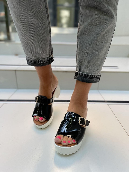 Seastar Шльопанці жіночі SEASTAR GG02 чорні (літо, еко-лак) (2582) 38р.39р.40р. Коломыя - изображение 6