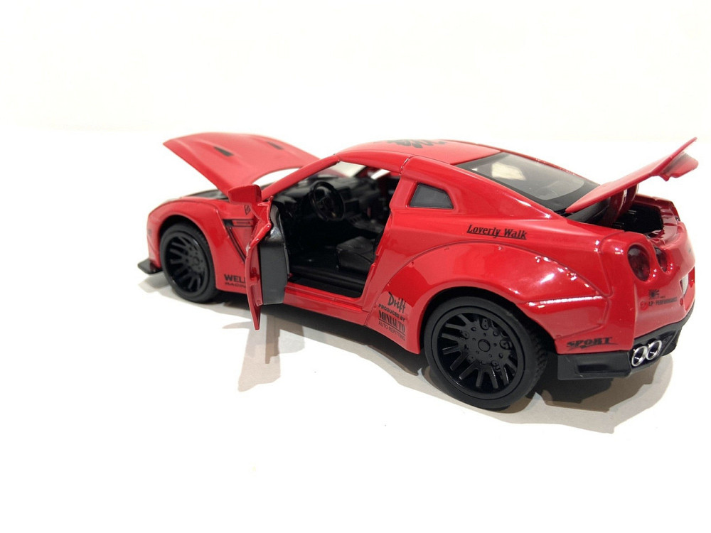 Машина TK Uniion Nissan GTR "Auto Expert- металічне світло, звук, інерційна червона (38071) Чернігів - фото 5