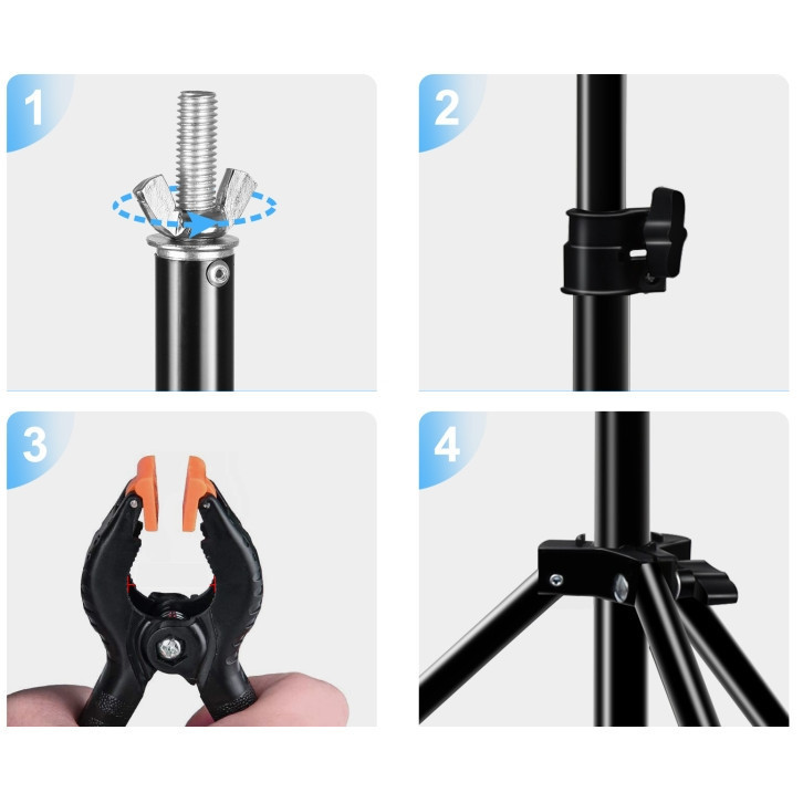 Тримач фону настільний 65 x 67см Puluz PU3054B Київ - фото 2