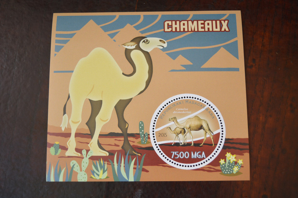 Мадагаскар. Фауна. Личности. Блок. (А-35) Полтава - изображение 1