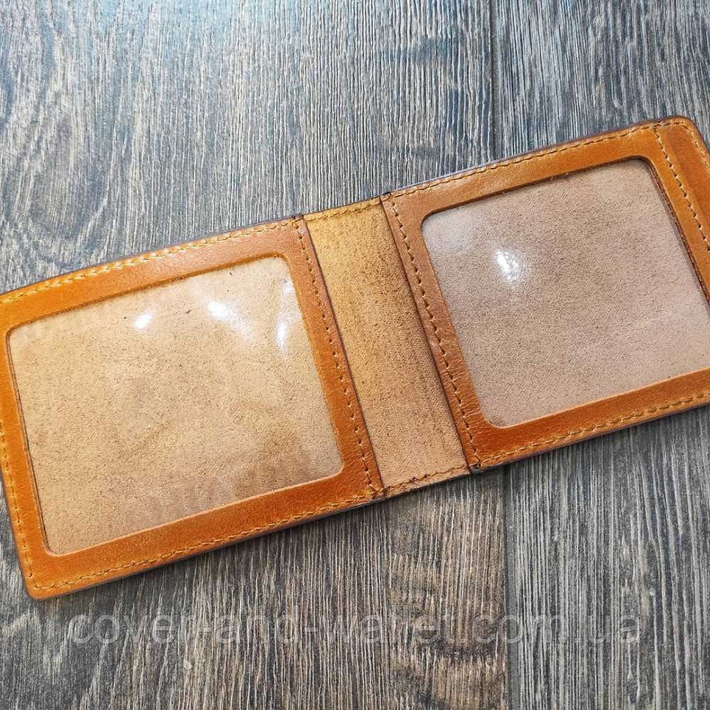 Обложка кожаная на удостоверение 