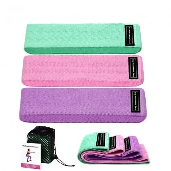 Набор тканевых фитнес резинок Luting Hip Resistance Bands 3 штуки Коломыя - изображение 3