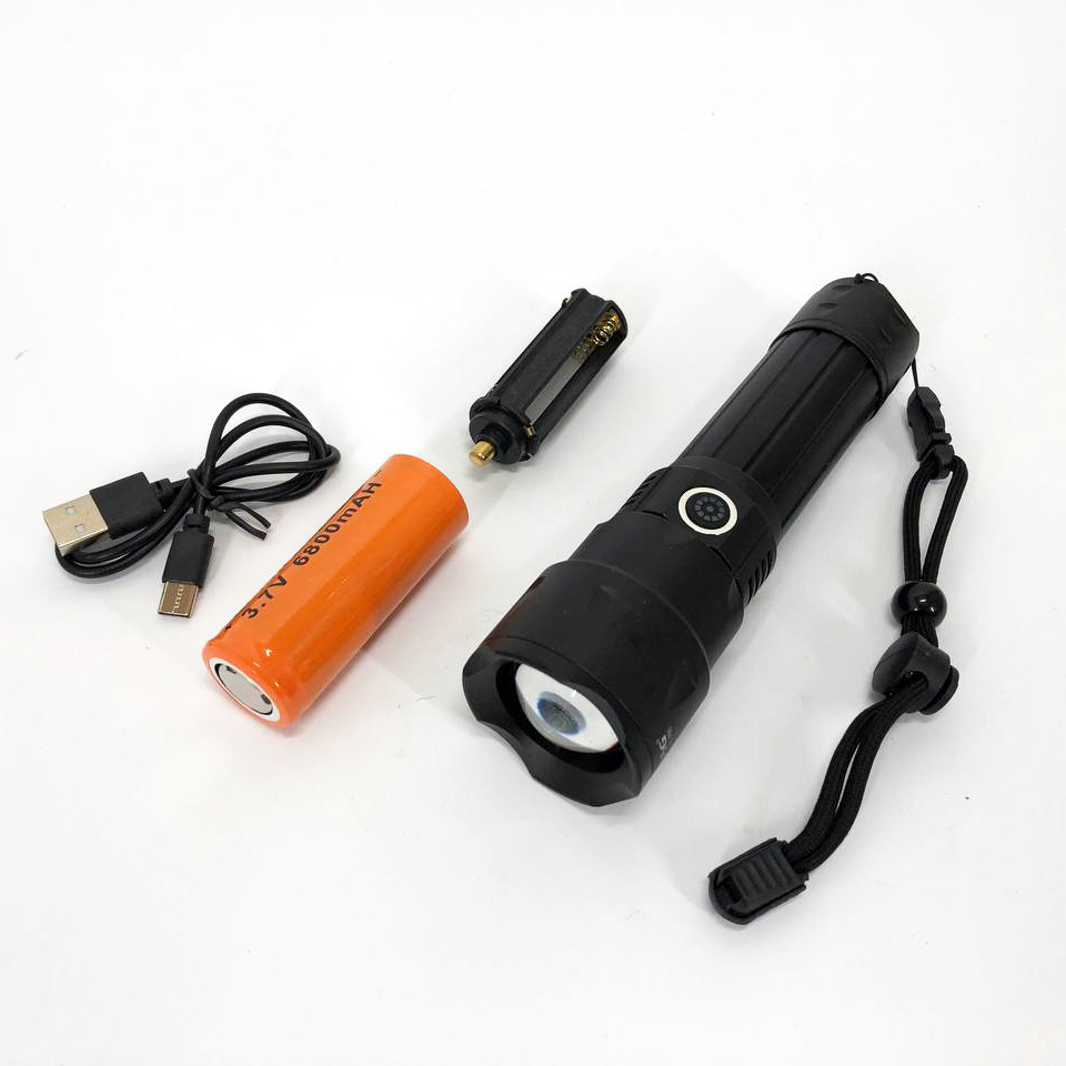 Потужний ліхтар для риболовлі Bailong BL-A75-P90, Армійський ліхтарик тактичний, VD-892 Ліхтарик bl Київ - фото 7