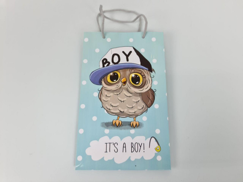 Бумажный пакет подарочный Средний 17/26/8 (артSV-125) (12 шт) Харьков - изображение 3