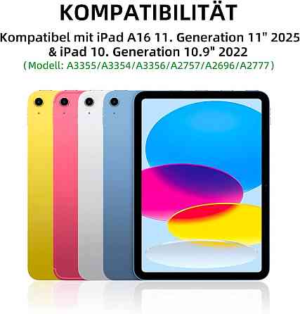 Клавиатурный чехол для iPad 11-го поколения 2025 / 10-го поколения 2022 11