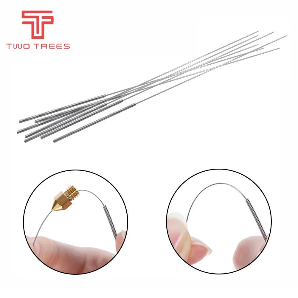 Голки TWO TREES для очищення сопел 3D-принтера з нержавіючої сталі 0,25 мм (TWO TREES) (1 футляр - 10 шт) Київ - фото 2