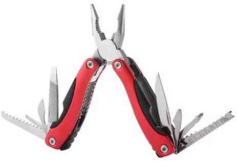 Мультитул M85, красный, большой Днепр