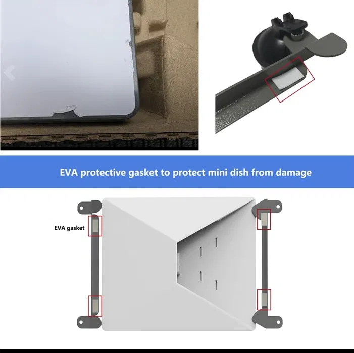 Кріплення на присосках для Starlink Mini на скло (Метал) Вінниця - фото 6