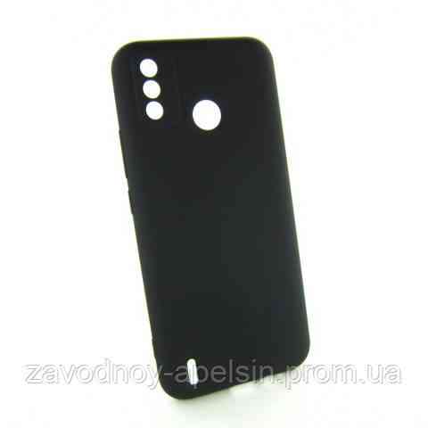 Tecno Spark 6 Go Чохол Силіконовий Grand black Одеса