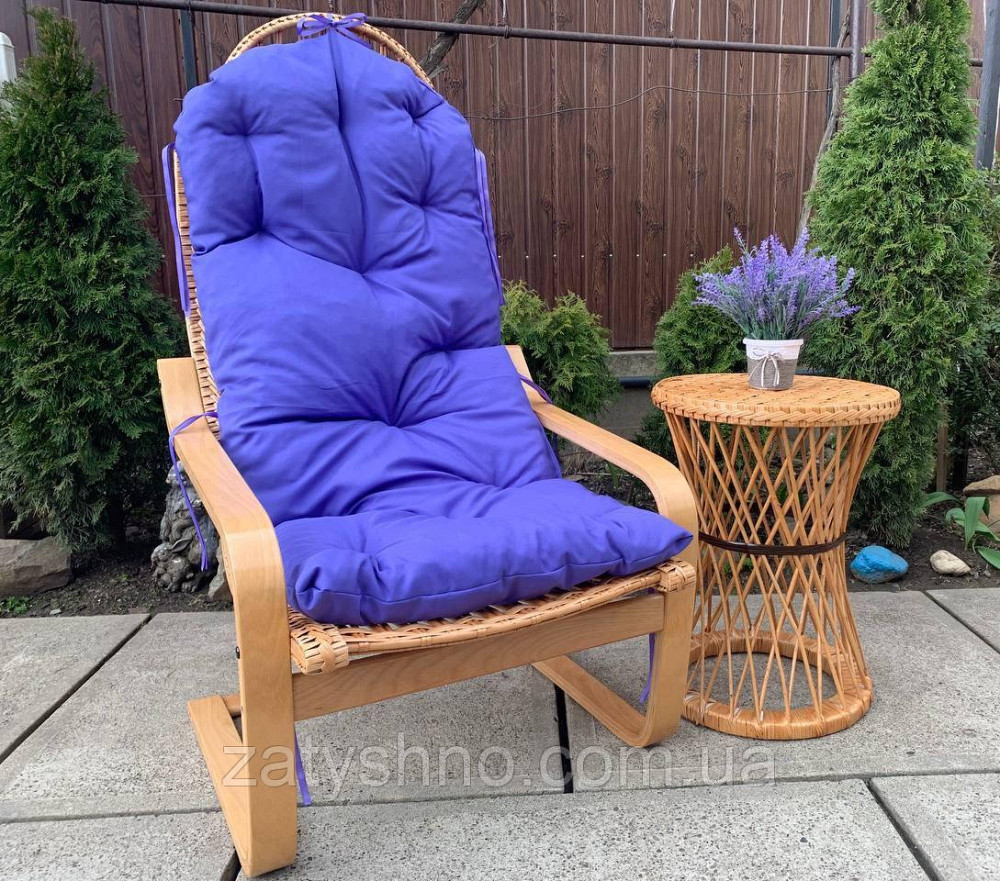 Зручне крісло плетене з журнальним столом Київ - фото 2