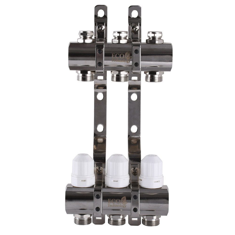 Колектор з регуляторами та кріпленням ECO 001С 1″x3 (000008833) Київ - фото 1