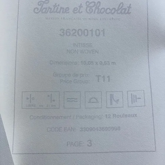 Шпалери Lutece Tartine et Chocolat 36200101 Київ