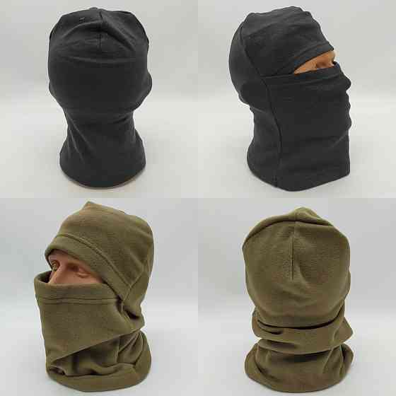 Зимова балаклава на флісі, Олива / Тактична балаклава утеплена / Балаклава флісова Київ