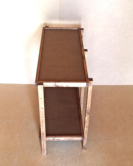 Етажерка розбірна "Честер" 2 полиці 40х100х80 капучино Миколаїв - фото 6