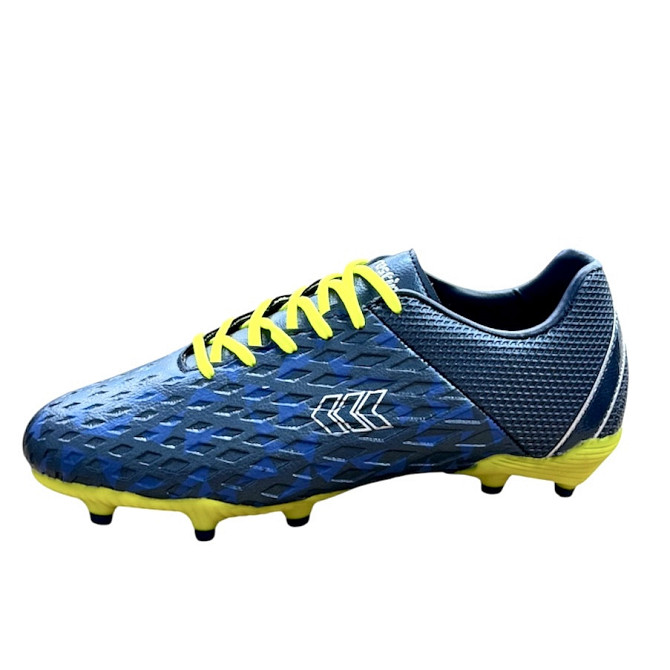 Бутси (копи) для футболу дорослі DMB22413-2 navy-lime р. 43, 44 Вишневе - фото 1