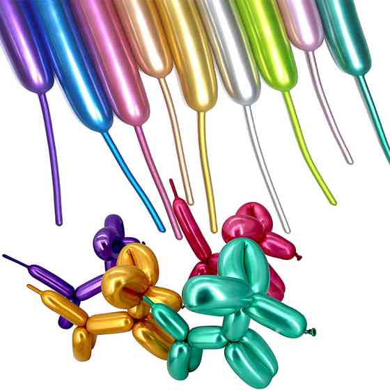 Шарики для моделирования длинные 100 штук 51 дюйм разноцветный Киев