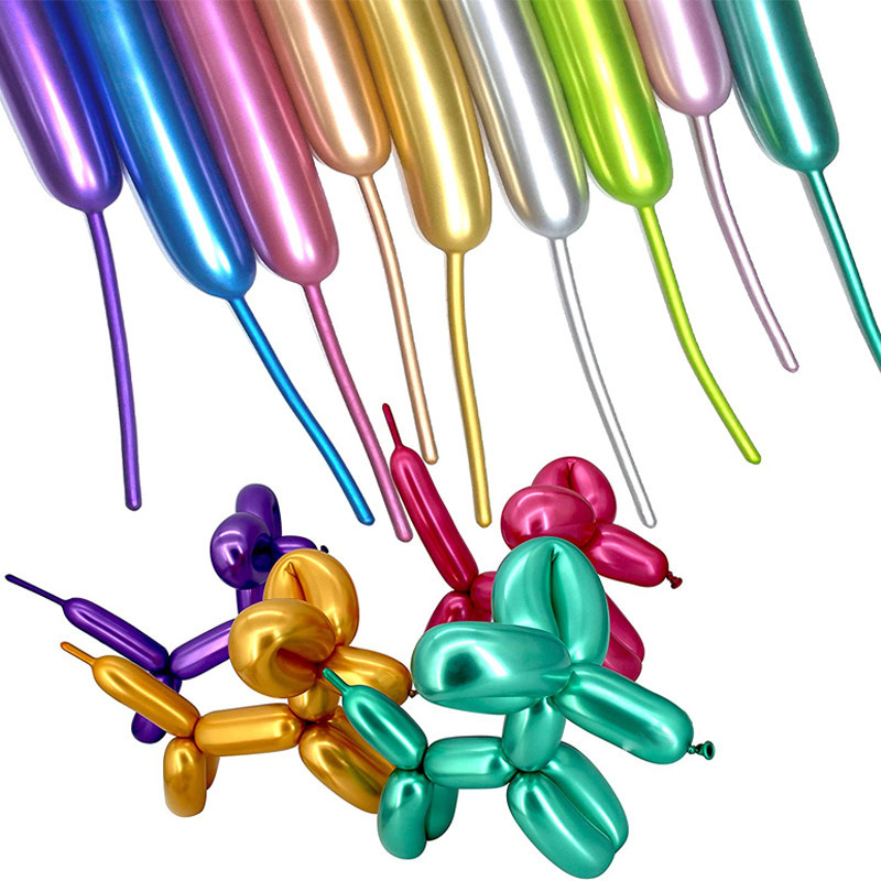 Шарики для моделирования длинные 100 штук 51 дюйм разноцветный Киев - изображение 1