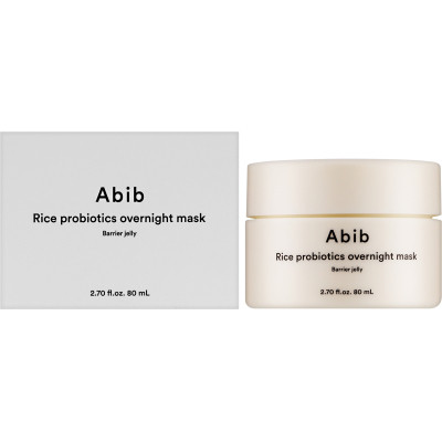Маска для обличчя Abib Rice Probiotics Overnight Mask Barrier Jelly 80 мл (8809750460940) Вінниця - фото 2