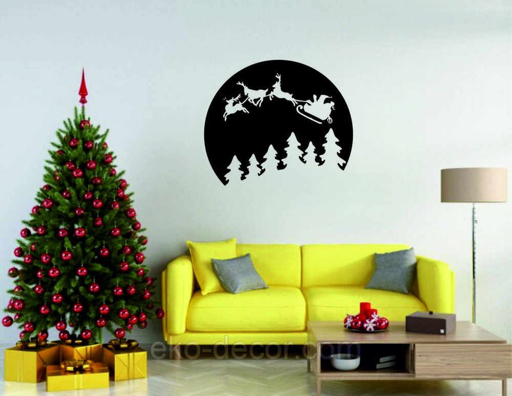 Декоративне настінне Панно «Новий рік», Декор на стену Київ - фото 2