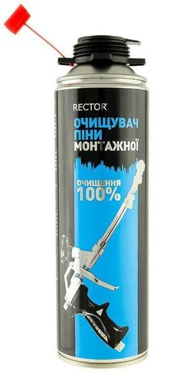 Аэрозольный очиститель монтажной пены Rector объем 500 мл Днепр - изображение 1