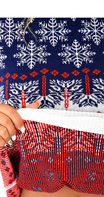 Светр зі сніжинками (52) Київ - фото 6