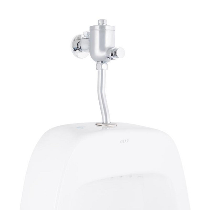 Пісуар підвісний Qtap Crow з краном-дозатором 390х330х660 White QT0588112HW Харків - фото 3