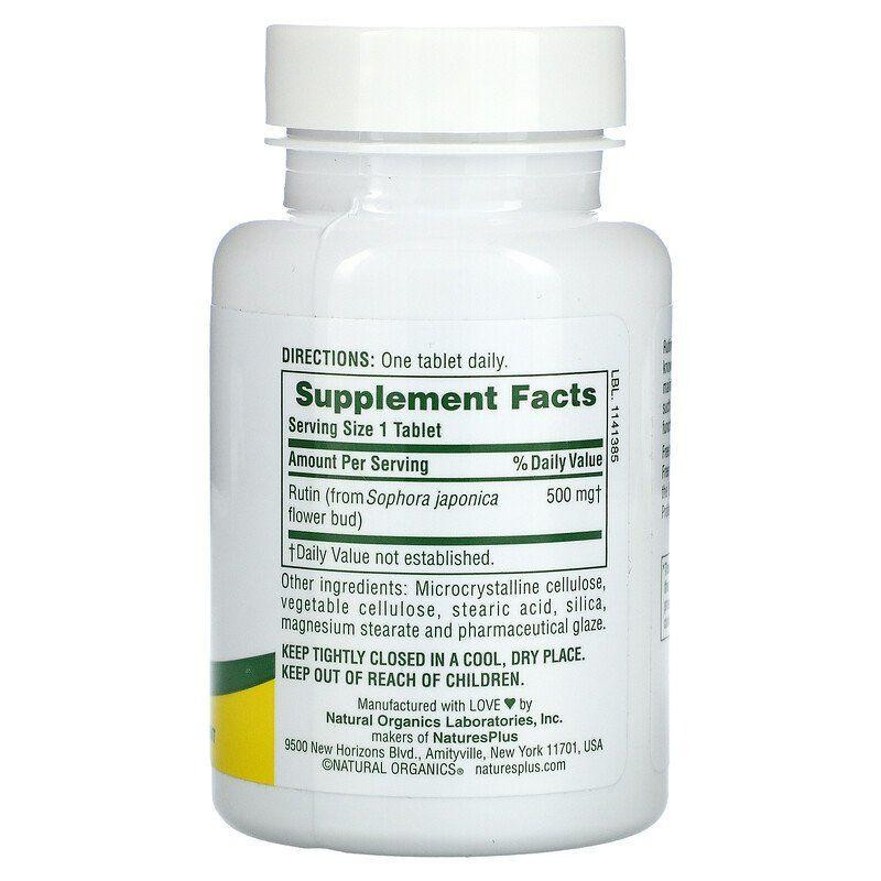 Рутин Nature's Plus Rutin 500 мг 60 таб Київ - фото 2