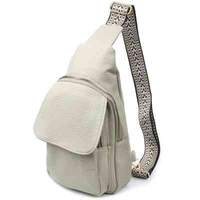 Сумка Vintage Жіноча З однією лямкою через плече з крупнозернистої екошкіри Фісташкова (22765) Вінниця