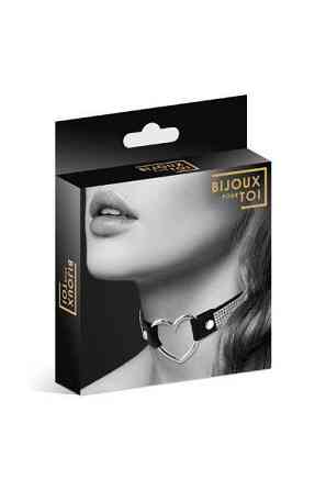 Чокер со стразами Bijoux Pour Toi - HEART DIAMOND Sex Aura Киев