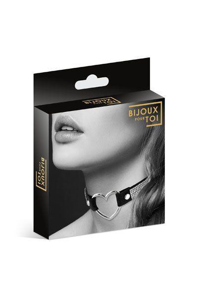 Чокер со стразами Bijoux Pour Toi - HEART DIAMOND Sex Aura Киев - изображение 3