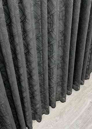 Тюль жакард колір графітовий 1974т Київ