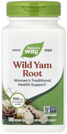 Дикий ямс Nature's Way Wild Yam 700 мг 180 веганских капсул Киев
