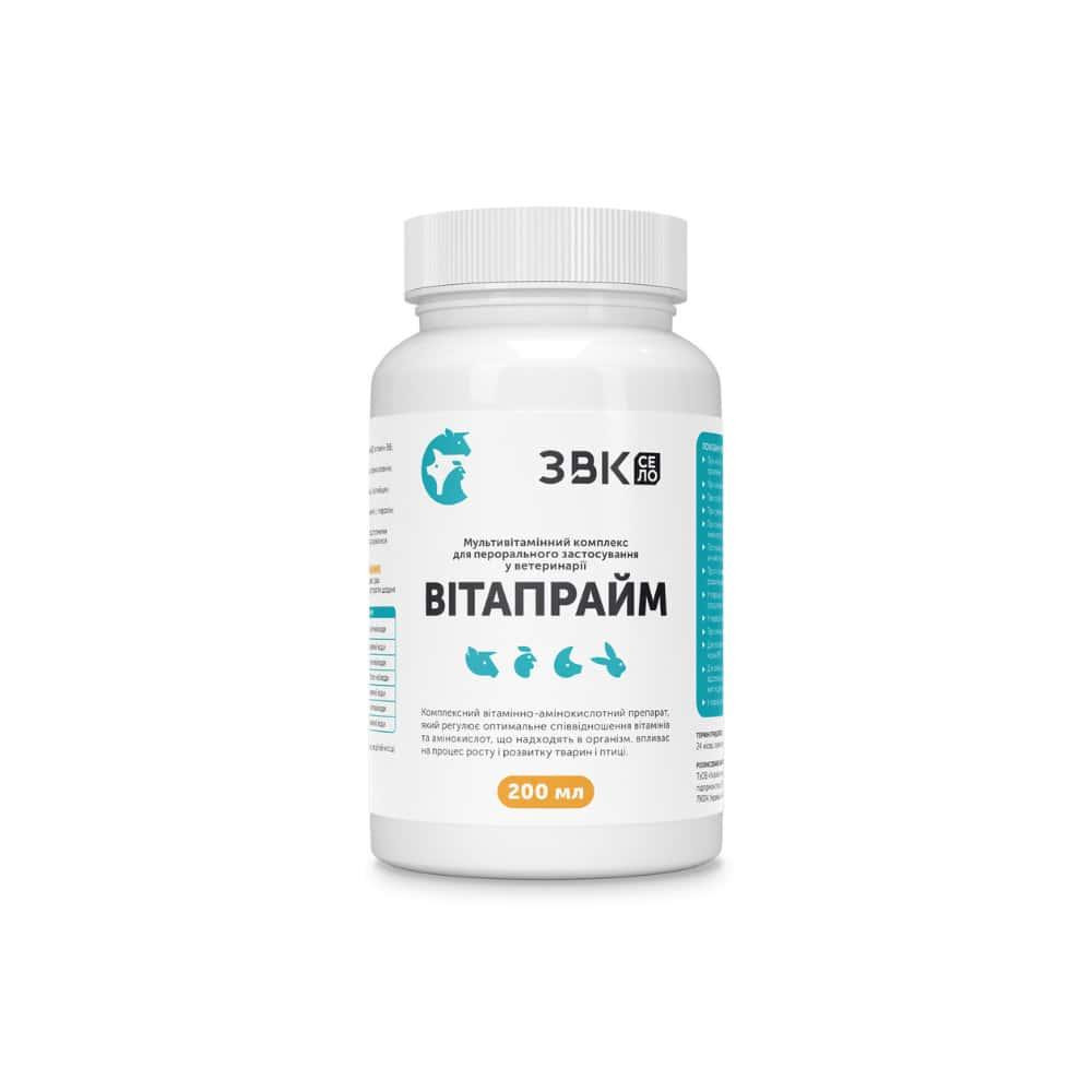 Мультивітамінний комплекс «Вітапрайм» для тварин і птиці 200 мл ЗВК Винница - изображение 1
