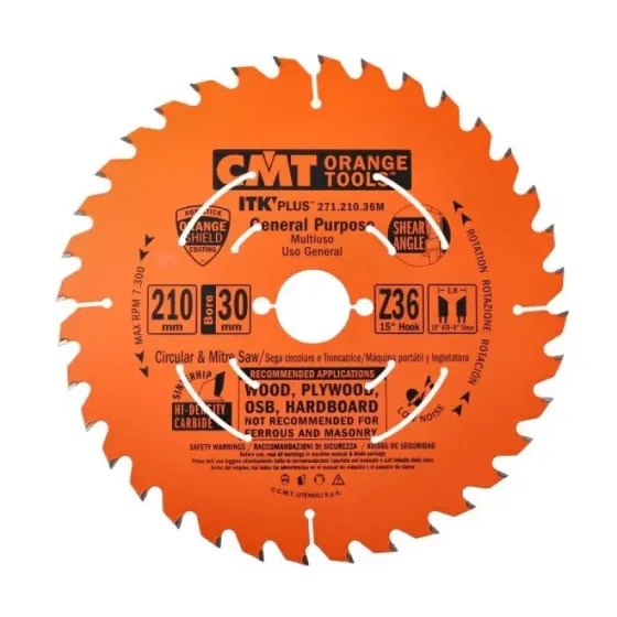 Пильний диск по дереву CMT 210x30x36z K1.8/1.2 (271.210.36M) Одеса