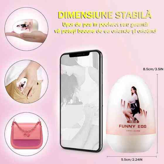 Яйцо мастурбатор Funny Egg рот Винница