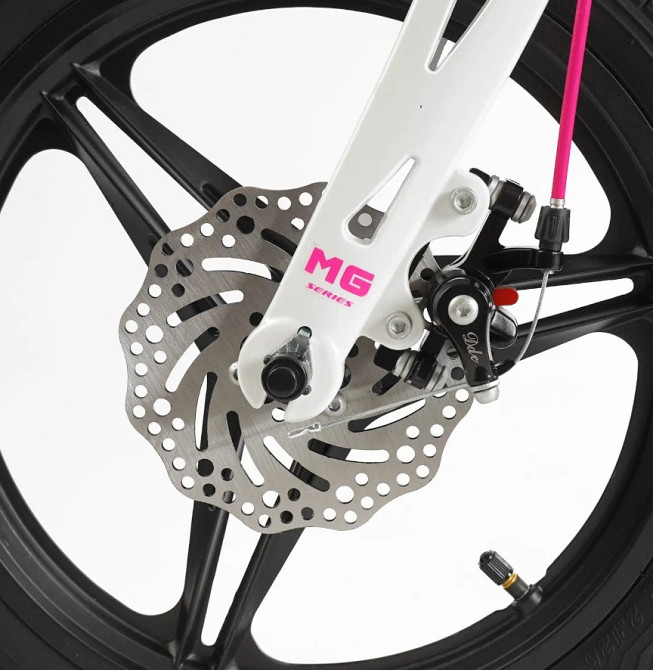 Велосипед 2-х колесный CORSO REVOLT 16 дюймов дисковые тормоза дополнительные колеса Розовый (MG-16107) Чернігів - фото 5