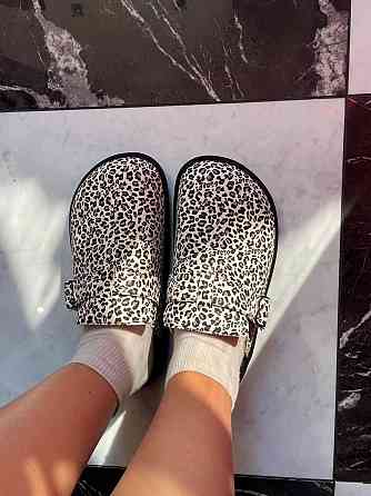 SEE SEVEN Жіночі шльопанці, натуральна шкіра, із закритим носком леопардові літні SEE SEVEN 161 Коломыя