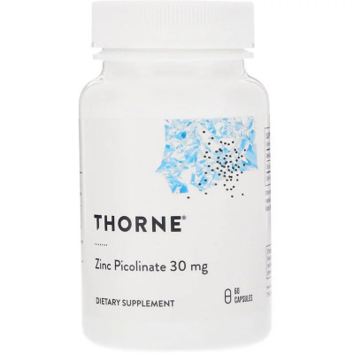 Мінерали Thorne Research Цинк Пиколинат, Zinc Picolinate, 30 мг, 60 капсул (THR-22002) Вінниця - фото 1