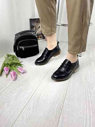 Sothby 's Туфлі жіночі Sothby 's M-375 чорні (весна-осінь, шкіра натуральна) (3113) Коломыя