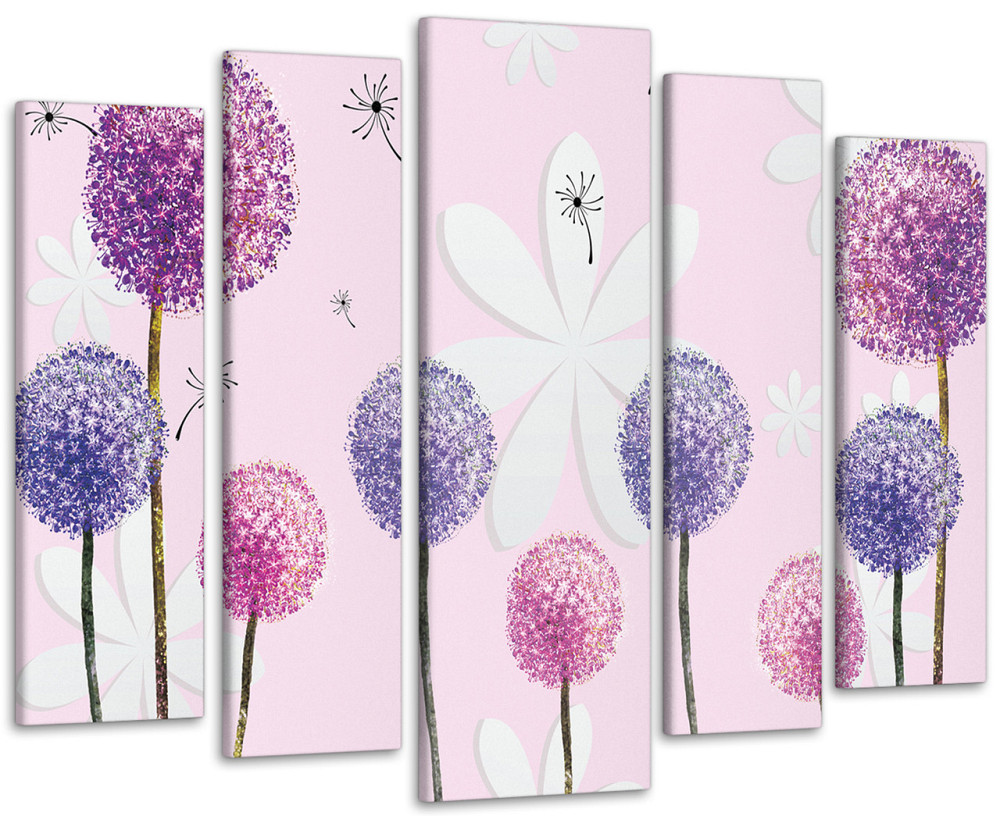 Модульна картина Абстракція Квіти Art-54_5 Київ - фото 1