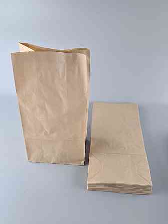 Пакет паперовий коричневий з дном 39*19*11,5 см 25 шт Харків