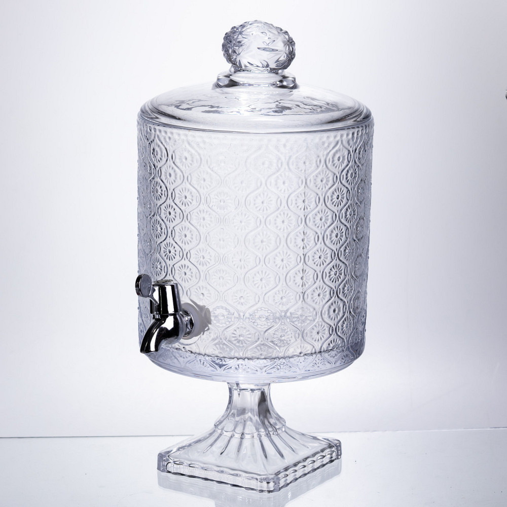 Лимонадниця Lace 4.5л з краном HP-19-287 лимонадник для напоїв диспенсер прозорий глек Коломыя - изображение 5