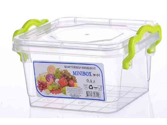 Контейнер пл. 0,4л Minibox No01 квадратный ТМ AL-PLASTIK   Solmir Киев