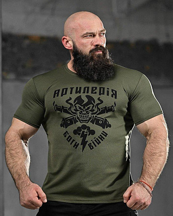Футболка потоотводящая SAMIX олива Артилерія ВТ0979 Киев - изображение 7