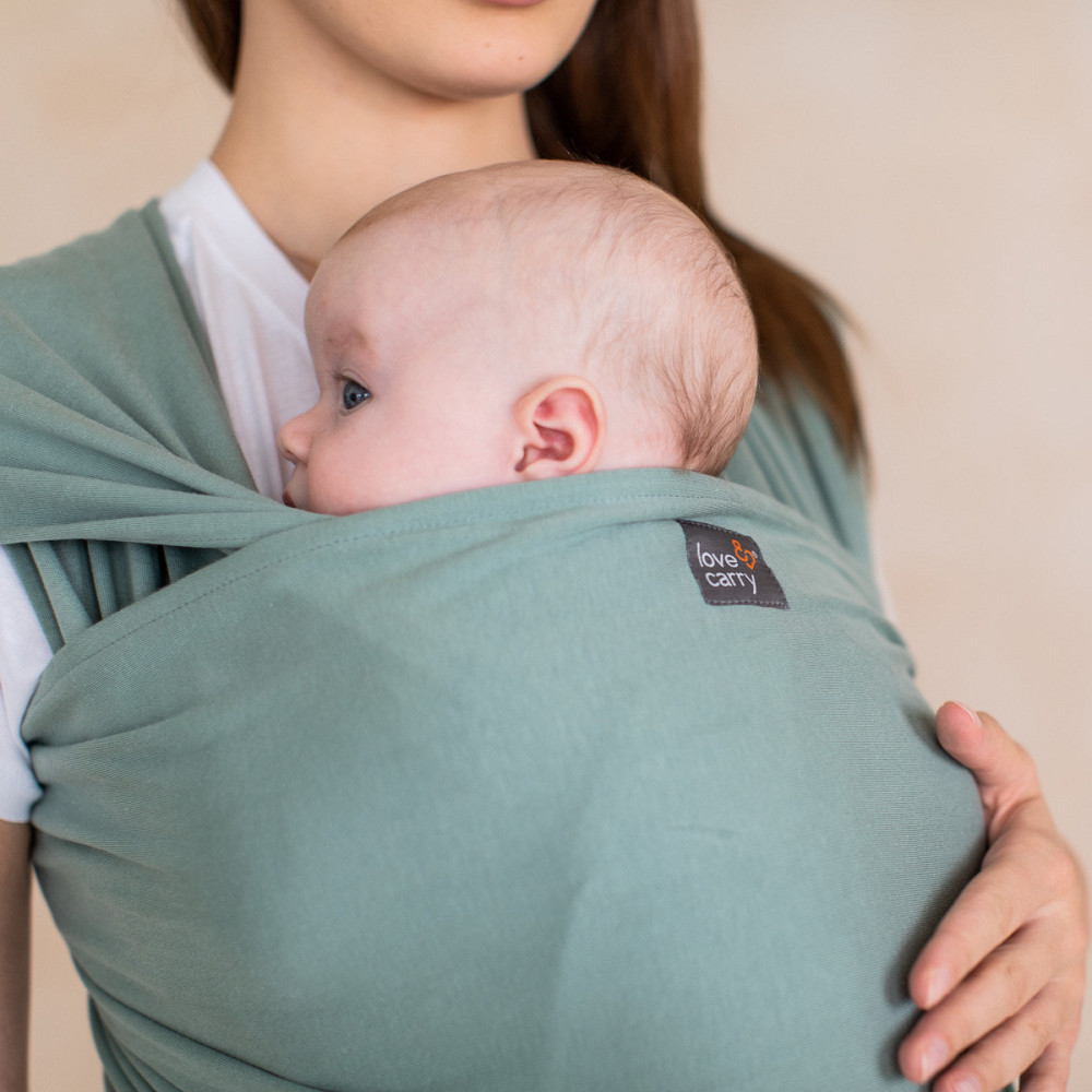 Трикотажний слінг-шарф Love & Carry - Базилік Київ - фото 2