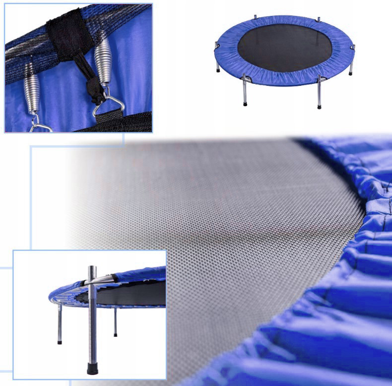 Батут манеж дитячий Atleto 140 см із сіткою синій KRB01 домашній для дітей Київ - фото 2