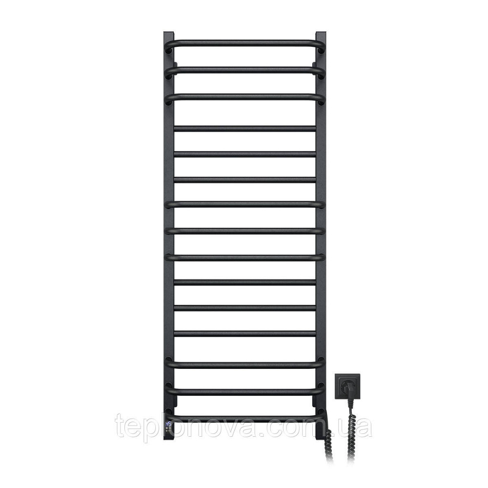 Сушарка для рушників електрична Navin Грандіс 480х1200 Sensor з Wi-Fi права, чорний муар Чернівці - фото 2
