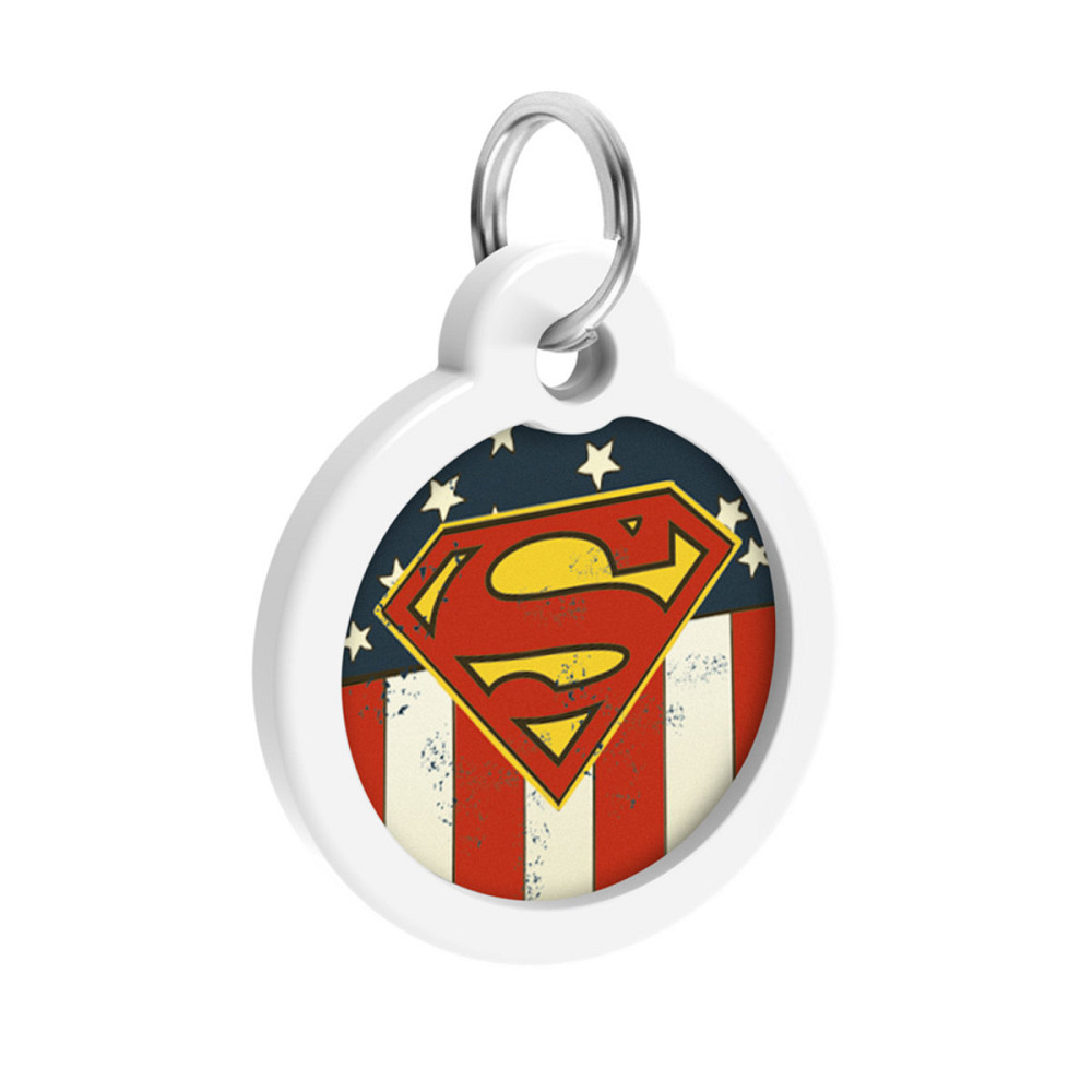 Адресник для собак и кошек металлический WAUDOG Smart ID с QR паспортом, рисунок 